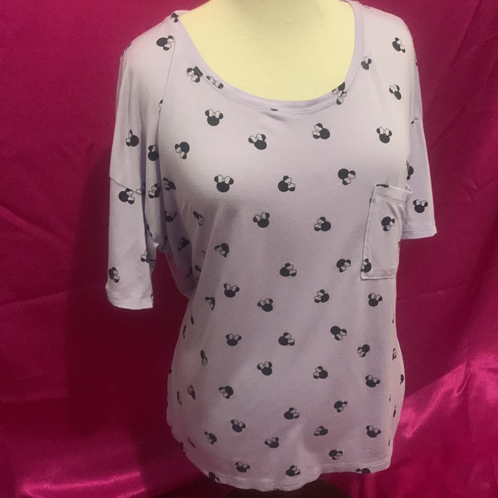 Mini mouse purple pajama top size S like new by Disney